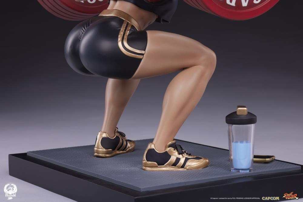 Street Fighter Premier Series Chun-Li (Powerlifting Battle Ver.) 1/4 Scale Statue Gallery Image 16