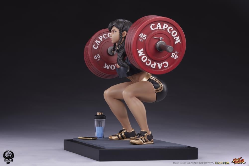 Street Fighter Premier Series Chun-Li (Powerlifting Battle Ver.) 1/4 Scale Statue Gallery Image 5