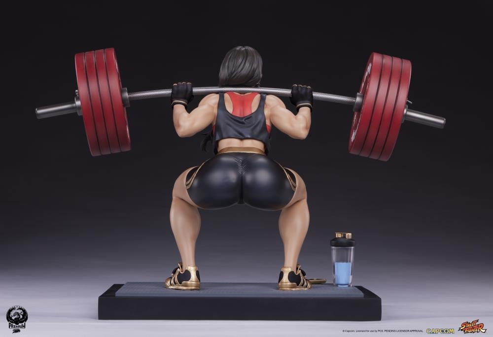 Street Fighter Premier Series Chun-Li (Powerlifting Battle Ver.) 1/4 Scale Statue Gallery Image 6