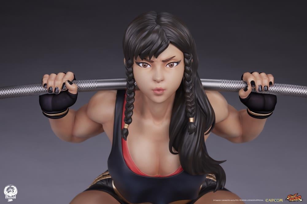 Street Fighter Premier Series Chun-Li (Powerlifting Battle Ver.) 1/4 Scale Statue Gallery Image 9
