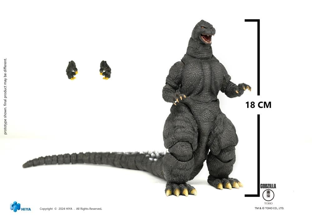 1974 Godzilla Model Bear Godzilla 特撮 (Medicom) Figure Vinyl Black & Green 特撮