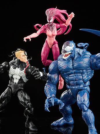 マーベルレジェンド ヴェノム 3パック ライオット アゴニー スパイダーマン Venom Marvel Legends Venom, Marvel's Riot & Agony Exclusive Action