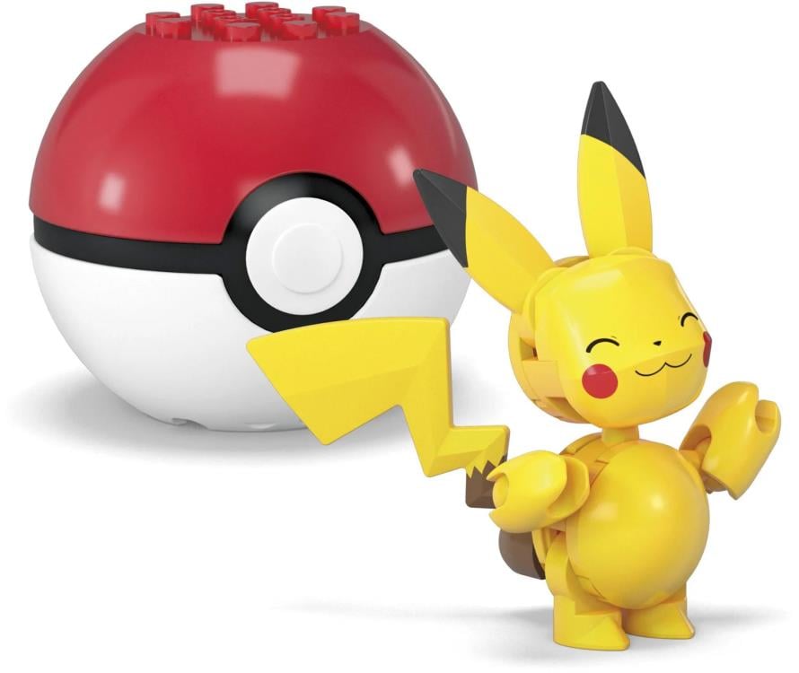 Pokemon Mega Construx Pokeball Pikachu & Zubat Set Gallery Image 4