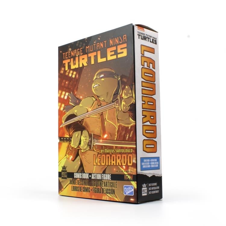 Teenage Mutant Ninja Turtles BST AXN Leonardo (Ver. 2) Figure & Comic Set Gallery Image 12