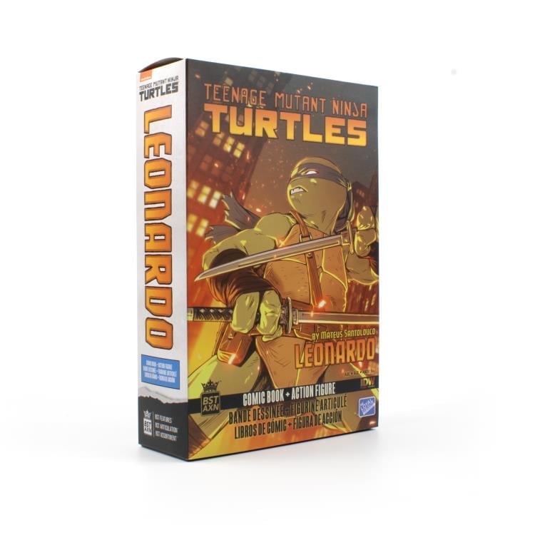 Teenage Mutant Ninja Turtles BST AXN Leonardo (Ver. 2) Figure & Comic Set Gallery Image 13