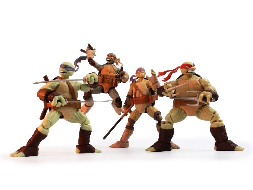 Teenage Mutant Ninja Turtles BST AXN Leonardo (Ver. 2) Figure & Comic Set Gallery Image 8