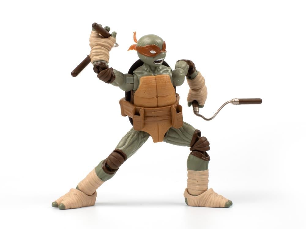 Teenage Mutant Ninja Turtles BST AXN Michelangelo (Ver. 2) Figure & Comic Set Gallery Image 4