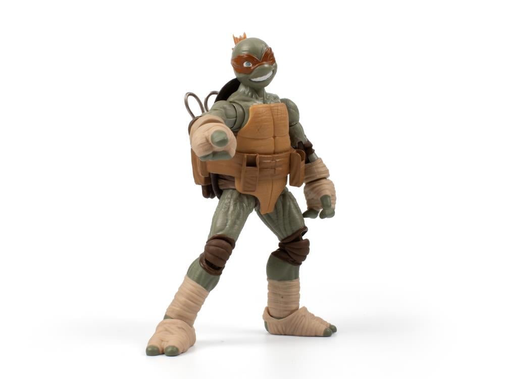 Teenage Mutant Ninja Turtles BST AXN Michelangelo (Ver. 2) Figure & Comic Set Gallery Image 3