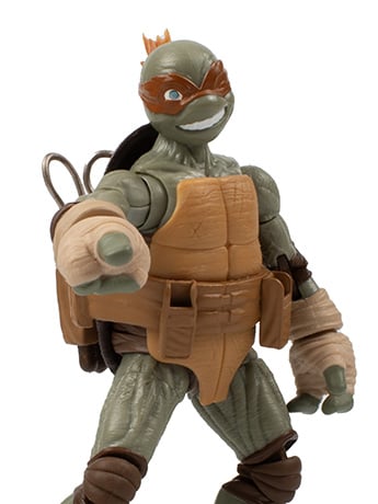 Teenage Mutant Ninja Turtles BST AXN Michelangelo (Ver. 2) Figure & Comic Set Gallery Image 2
