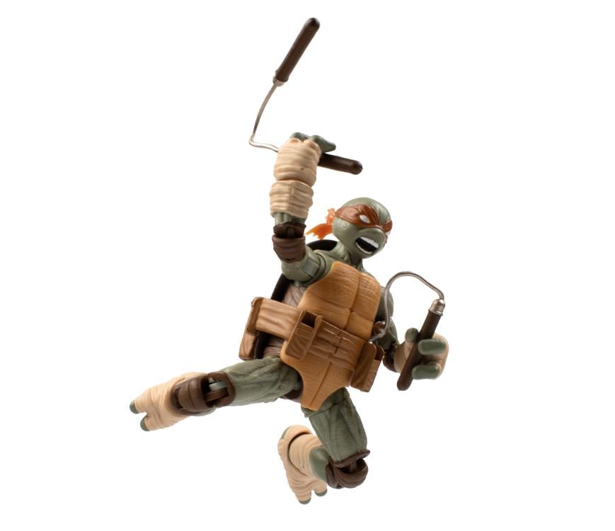 Teenage Mutant Ninja Turtles BST AXN Michelangelo (Ver. 2) Figure & Comic Set Gallery Image 5