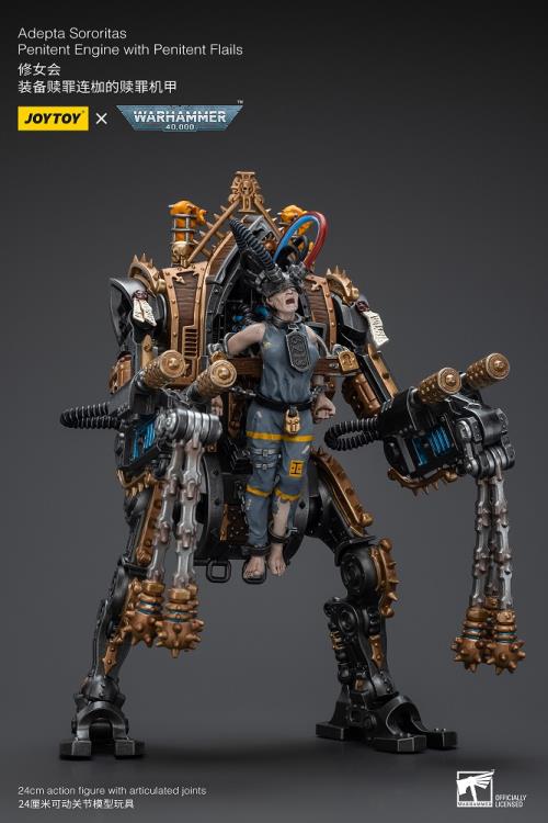 Warhammer 40K Adepta Soroitas Penitent Engine with Penitent Flails 1/18 Scale Action Figure Gallery Image 4