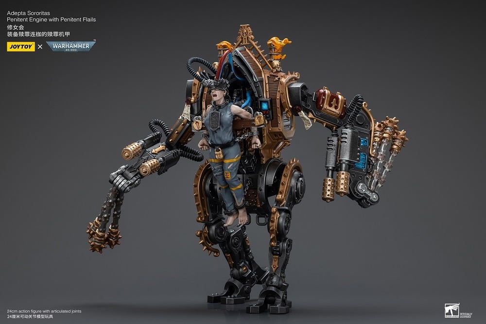 Warhammer 40K Adepta Soroitas Penitent Engine with Penitent Flails 1/18 Scale Action Figure Gallery Image 8