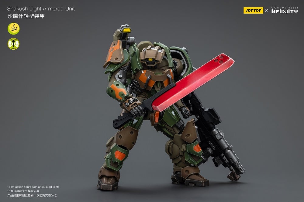 Infinity Shakush Light Armored Unit 1/18 Scale Action Figure Gallery Image 6