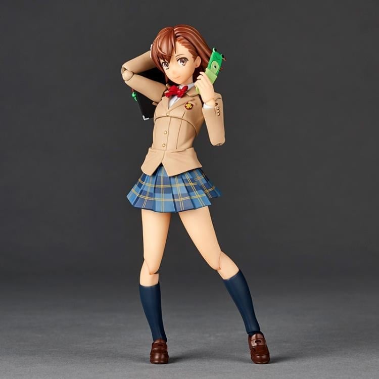 A Certain Scientific Railgun T Amazing Yamaguchi Revoltech NR043 Mikoto Misaka (Winter Uniform Ver.) Action Figure Gallery Image 8