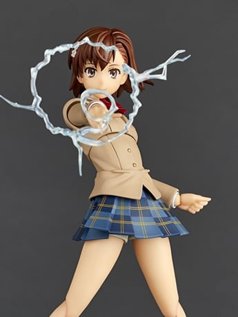 A Certain Scientific Railgun T Amazing Yamaguchi Revoltech NR043 Mikoto Misaka (Winter Uniform Ver.) Action Figure Gallery Image 2