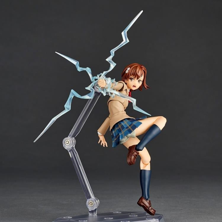 A Certain Scientific Railgun T Amazing Yamaguchi Revoltech NR043 Mikoto Misaka (Winter Uniform Ver.) Action Figure Gallery Image 6