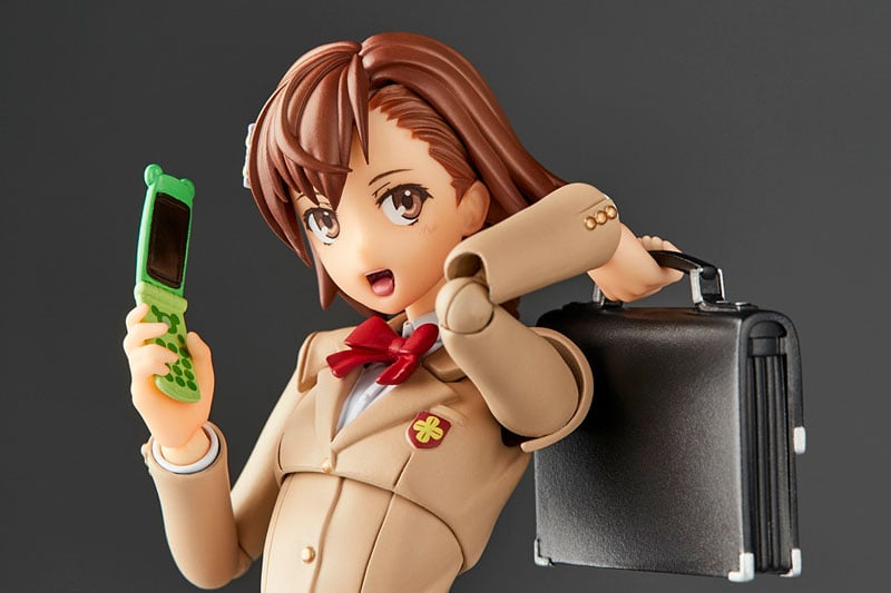 A Certain Scientific Railgun T Amazing Yamaguchi Revoltech NR043 Mikoto Misaka (Winter Uniform Ver.) Action Figure Gallery Image 9