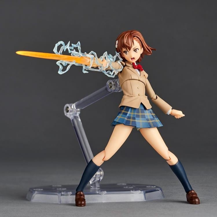 A Certain Scientific Railgun T Amazing Yamaguchi Revoltech NR043 Mikoto Misaka (Winter Uniform Ver.) Action Figure Gallery Image 4