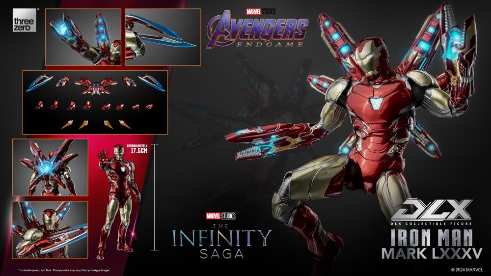 Marvel: The Infinity Saga DLX Iron Man Mark 85 1/12 Scale Action