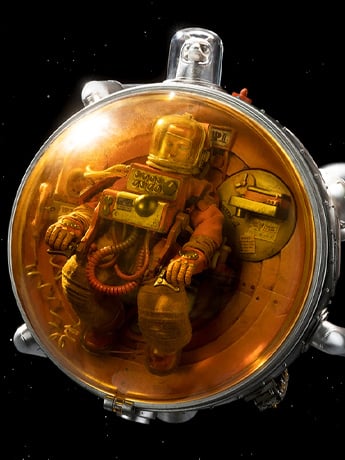 ENDLESS TRIP 2 Astronaut & Sputnik-1 1/12 Scale Figure & Vehicle Set
