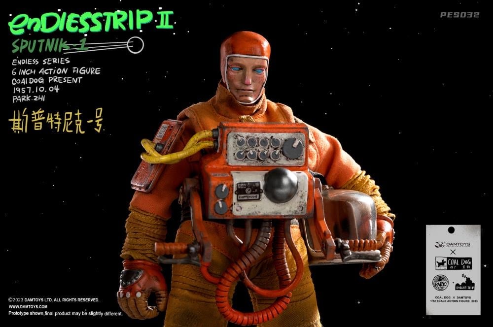 ENDLESS TRIP 2 Astronaut & Sputnik-1 1/12 Scale Figure & Vehicle Set