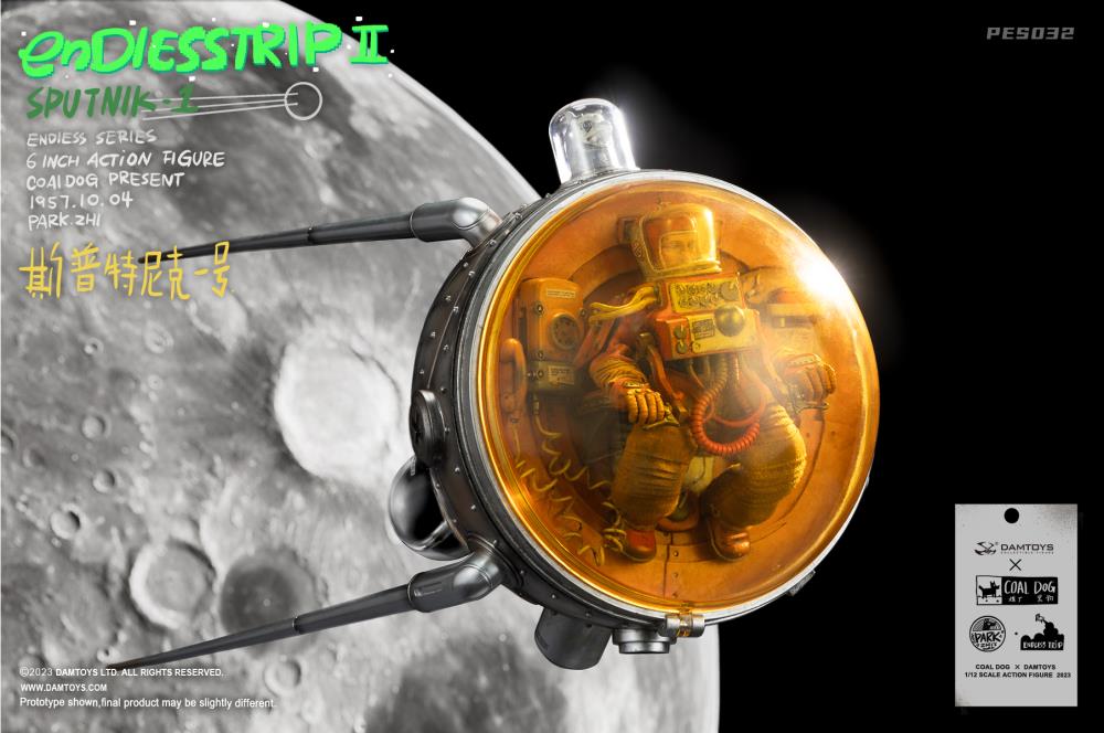 ENDLESS TRIP 2 Astronaut & Sputnik-1 1/12 Scale Figure & Vehicle Set