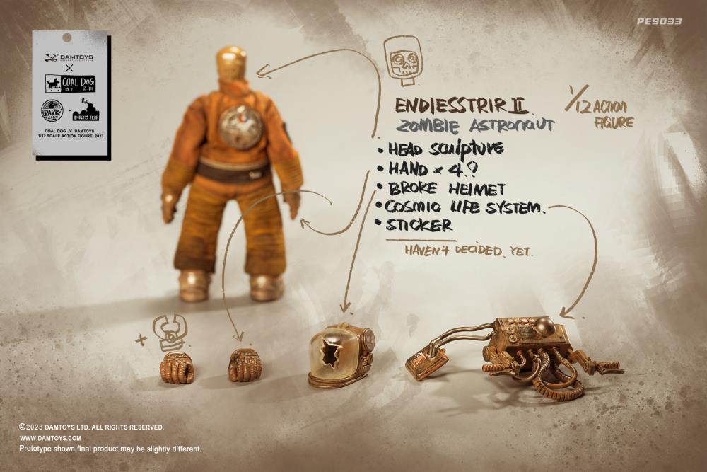 ENDLESS TRIP 2 Zombie Astronaut 1/12 Scale Figure