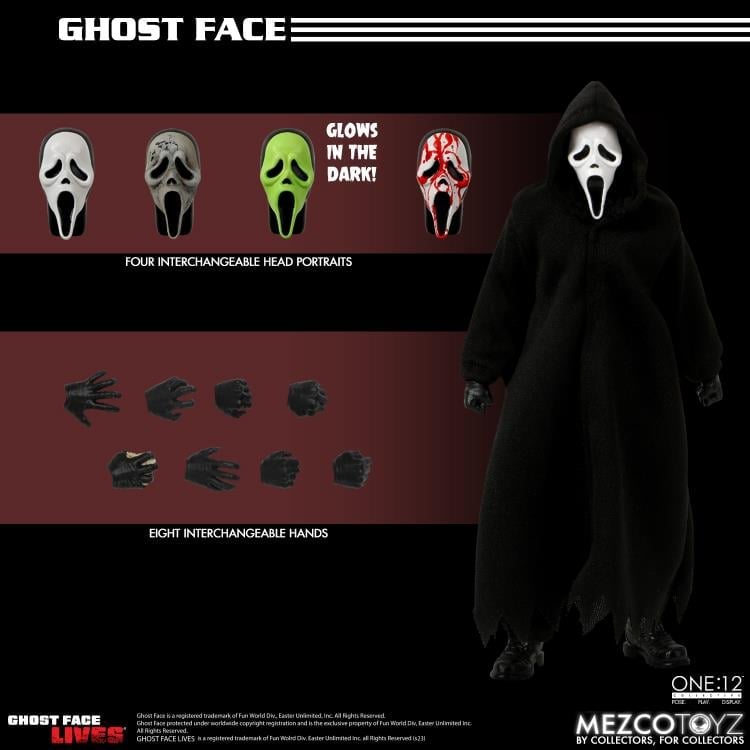 Ghost Face Lives Action Figure | One:12 Collective Ghost Face