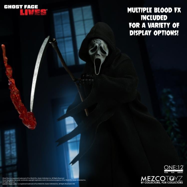 GHOST FACE LIVES フィギュア Ghost Face Lives Action Figure | One:12 Collective Ghost Face