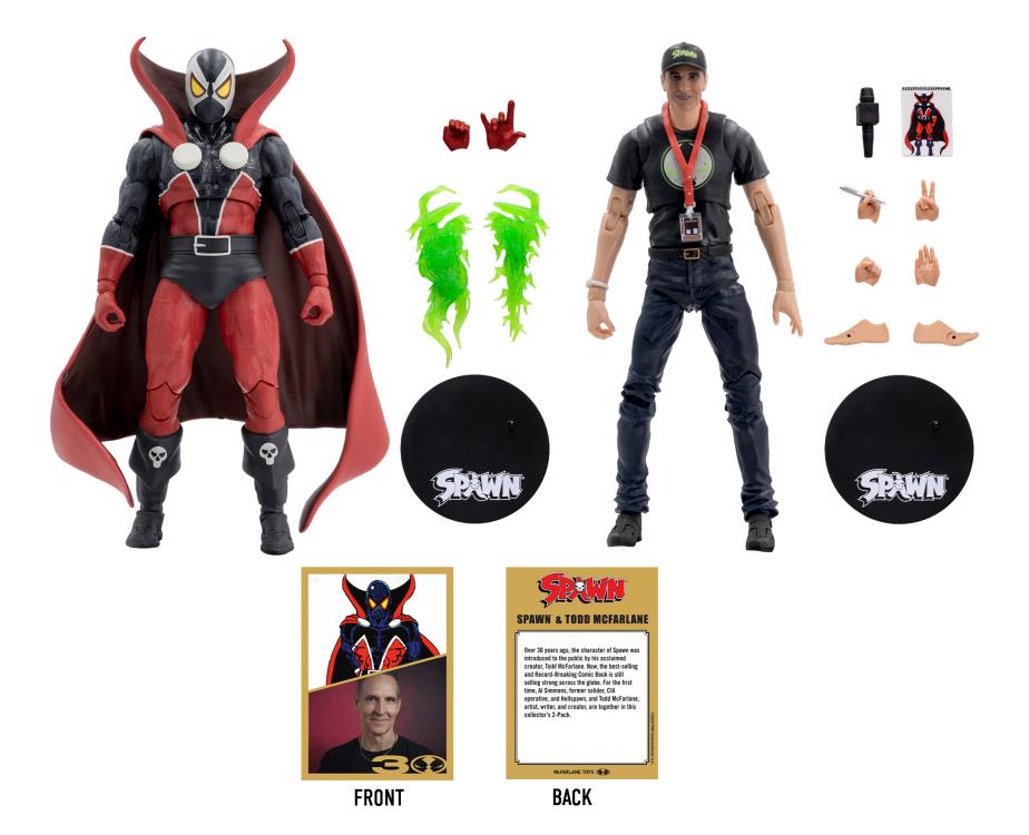 Spawn 30th Anniversary Spawn & Todd McFarlane Action Figure Two-Pack Gallery Image 13