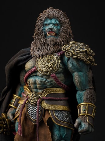 Enveloped Yaomo Series Cyan Lion (Standard Ver.) 1/12 Scale Figure Gallery Image 2