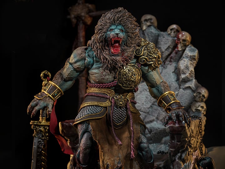 Enveloped Yaomo Series Cyan Lion (Blood Ver.) 1/12 Scale Figure Gallery Image 1