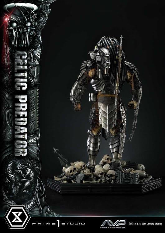 Alien vs. Predator Museum Masterline Celtic Predator 1/3 Scale Limited Edition Statue (With Bonus) Gallery Image 12