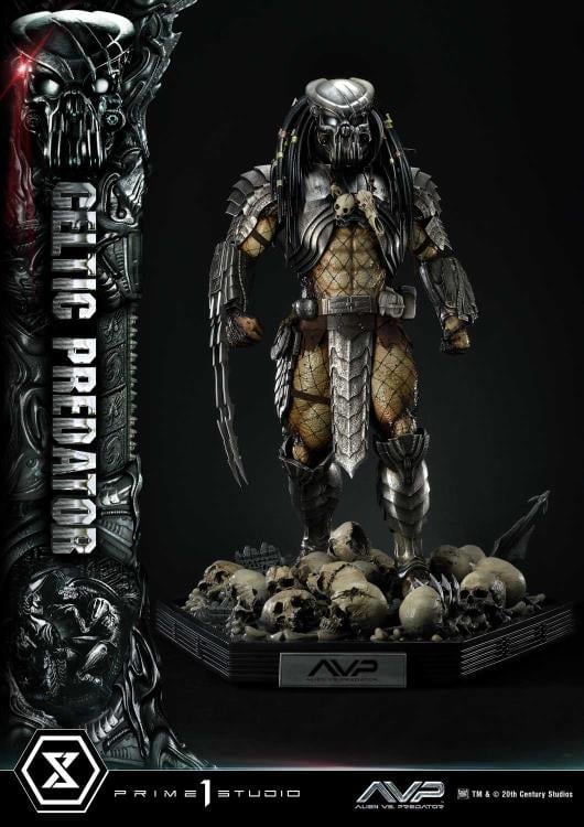 Alien vs. Predator Museum Masterline Celtic Predator 1/3 Scale Limited Edition Statue (With Bonus) Gallery Image 4