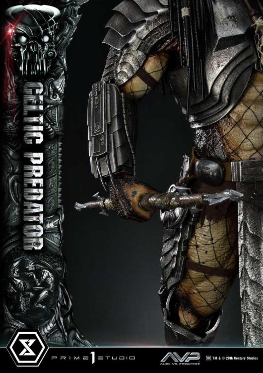 Alien vs. Predator Museum Masterline Celtic Predator 1/3 Scale Limited Edition Statue (With Bonus) Gallery Image 32
