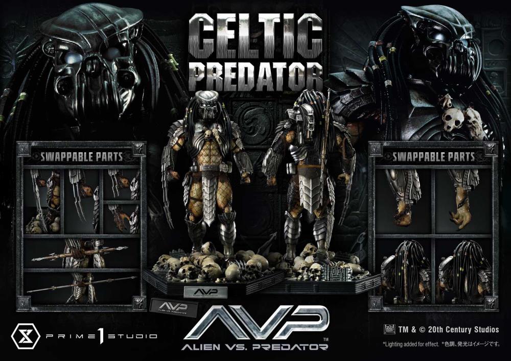 Alien vs. Predator Museum Masterline Celtic Predator 1/3 Scale Limited Edition Statue (With Bonus) Gallery Image 88