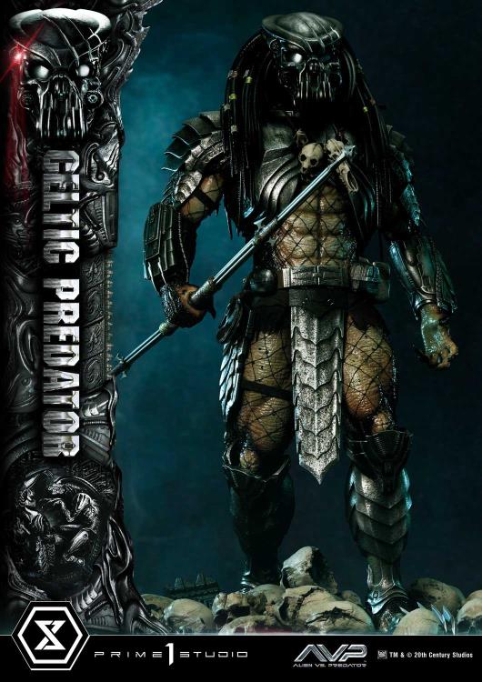 Alien vs. Predator Museum Masterline Celtic Predator 1/3 Scale Limited Edition Statue (With Bonus) Gallery Image 69