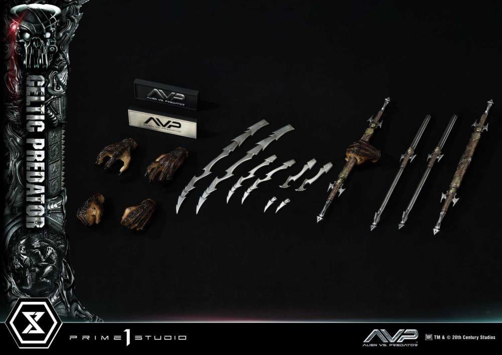 Alien vs. Predator Museum Masterline Celtic Predator 1/3 Scale Limited Edition Statue (With Bonus) Gallery Image 85