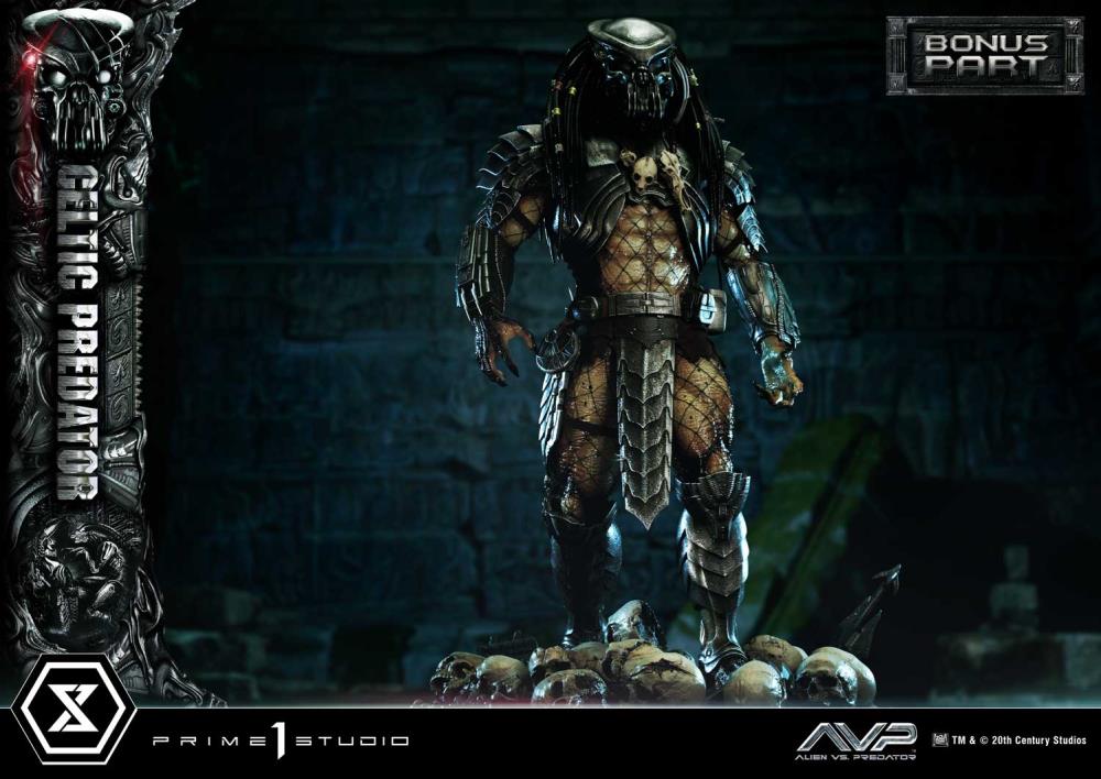 Alien vs. Predator Museum Masterline Celtic Predator 1/3 Scale Limited Edition Statue (With Bonus) Gallery Image 65