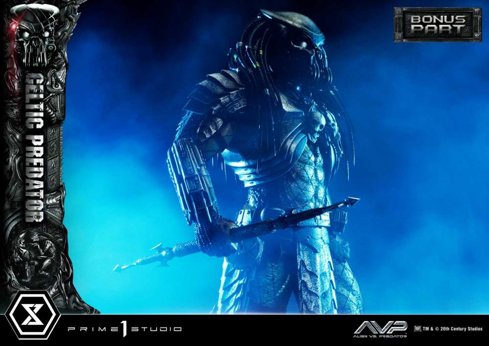 Alien vs. Predator Museum Masterline Celtic Predator 1/3 Scale Limited Edition Statue (With Bonus) Gallery Image 75