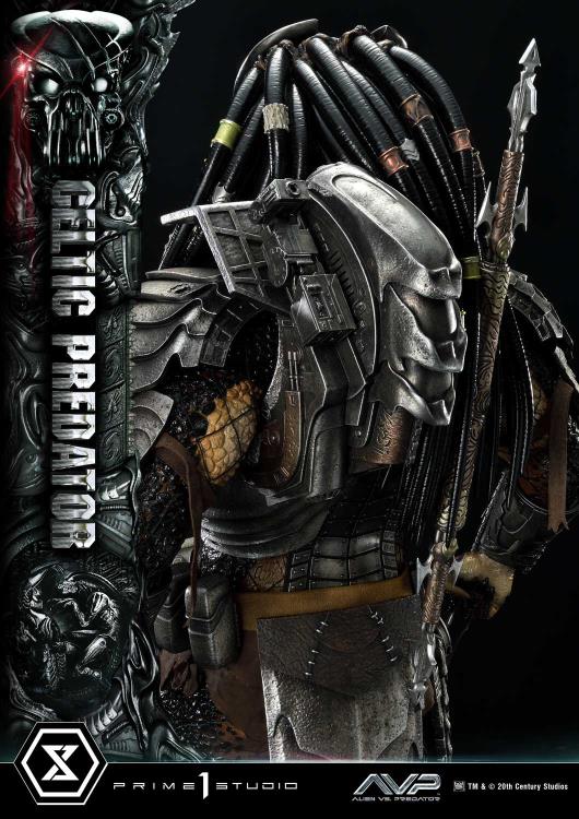 Alien vs. Predator Museum Masterline Celtic Predator 1/3 Scale Limited Edition Statue (With Bonus) Gallery Image 24