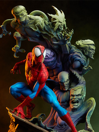 Marvel Premium Format Spider-Man Statue Gallery Image 2