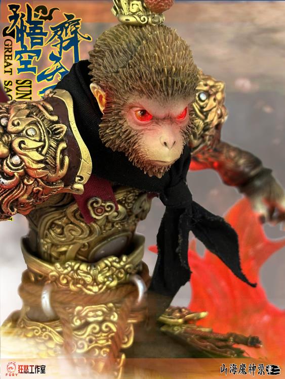 Sun Wukong (Great Sage Equal to Heaven) Battle Damaged Ver. 1/12 Scale Figure (With Bonus) Gallery Image 12