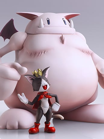 Final Fantasy VII Bring Arts Cait Sith with Fat Moogle Two-Pack Gallery Image 2