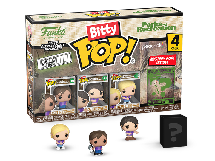 Parks and Recreation Bitty Pop! Pawnee Goddess Four-Pack Gallery Image 1