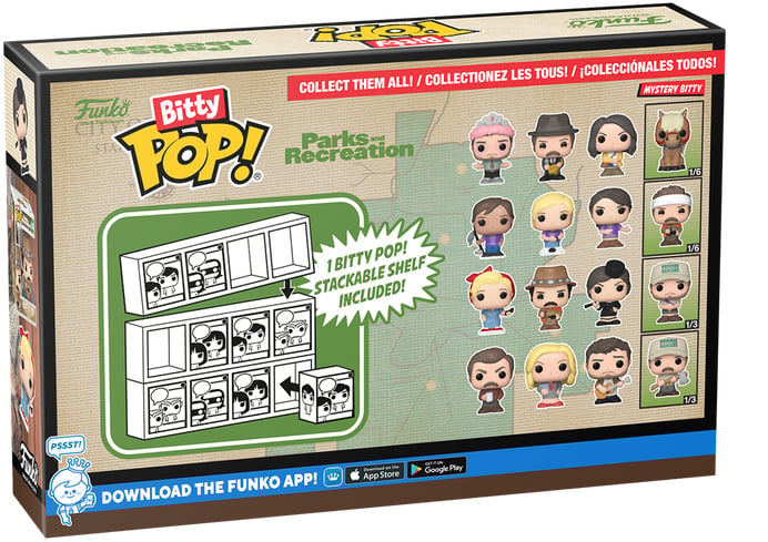 Parks and Recreation Bitty Pop! Pawnee Goddess Four-Pack Gallery Image 4