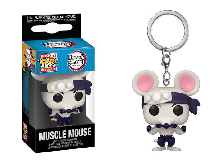 Pocket Pop! Keychain: Demon Slayer: Kimetsu no Yaiba - Muscle Mouse Gallery Image 1