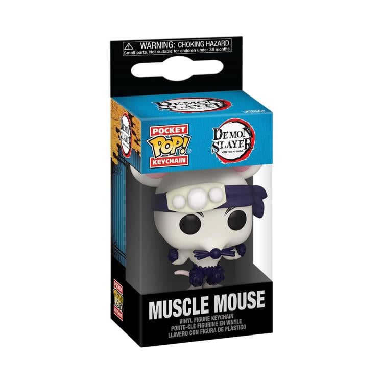 Pocket Pop! Keychain: Demon Slayer: Kimetsu no Yaiba - Muscle Mouse Gallery Image 4