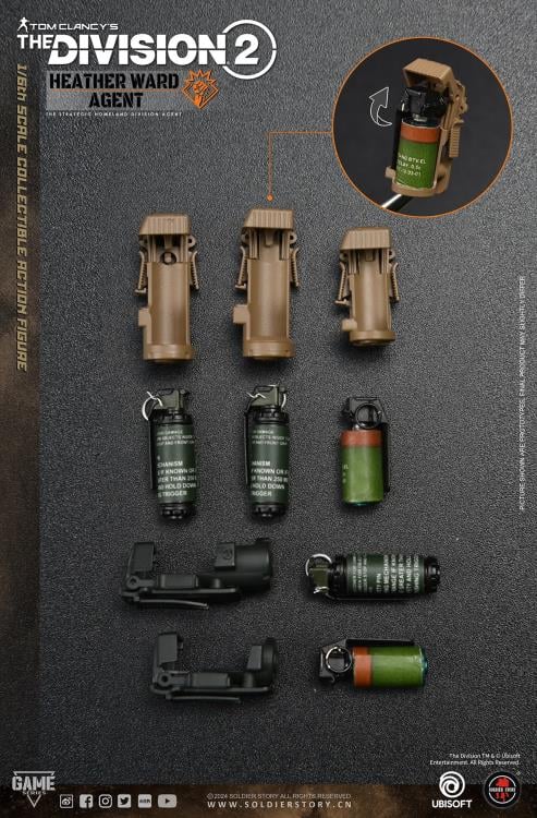 Tom Clancy's The Division 2 Agent Heather Ward 1/6 Scale Figure Gallery Image 30
