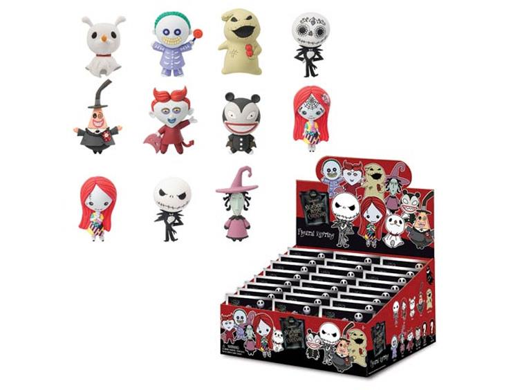 Nightmare Before Christmas Laser Cut Foam Figure Key Ring Series 01 - Random Blind Single Gallery Image 1